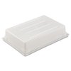Rubbermaid Commercial Food/Tote Boxes, 8.5gal, 26w x 18d x 6h, White FG350800WHT